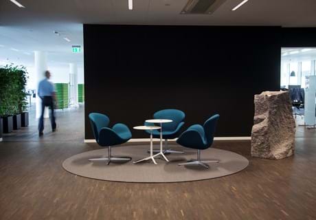 filttæppe kontor indretning